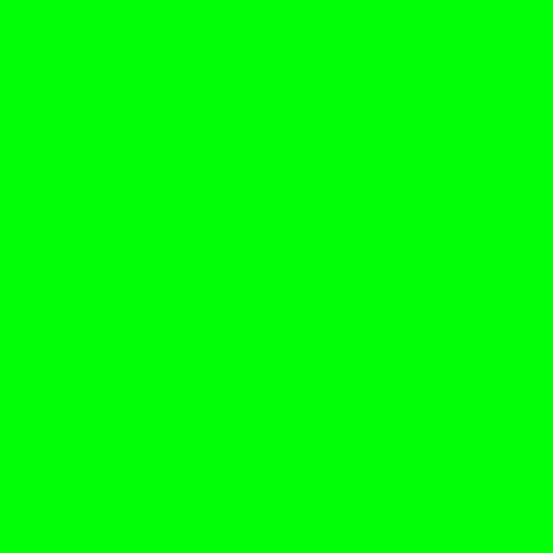 500×500pxの単色画像 #00FF06(カラー番号086)