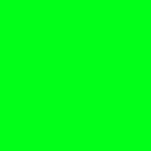 500×500pxの単色画像 #00FF18(カラー番号089)