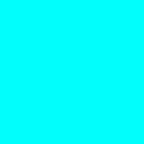 500×500pxの単色画像 #00FFFC(カラー番号127)