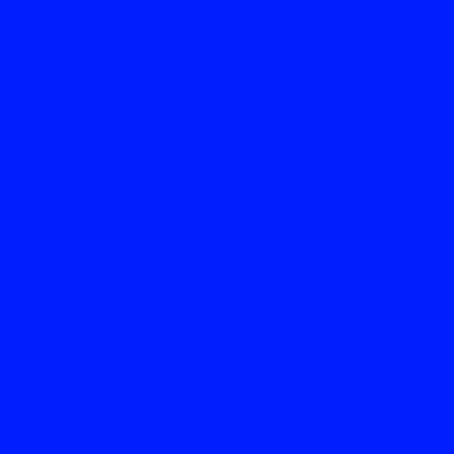 500×500pxの単色画像 #001EFF(カラー番号165)